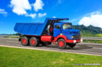 8019 Mercedes Round Hood 3-Axle Dump Truck - Image 4